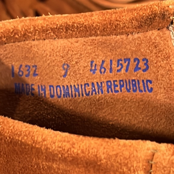 Minnetonka 3 Layer Fringe Boot Boho Moccasin in Brown Women’s size 9 - Picture 9 of 12